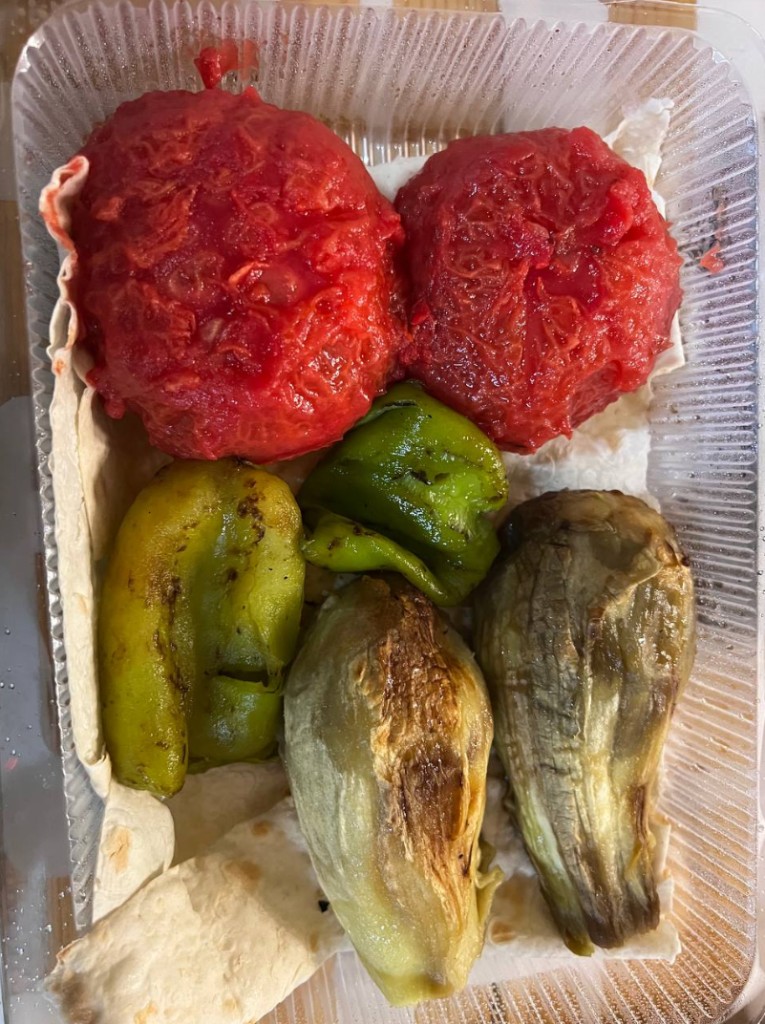 Овощи на мангале